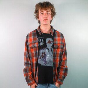 Pink Floyd Reverse T-shirt Flannel